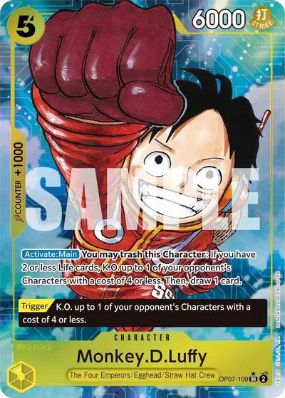 Monkey.D.Luffy (109) (Parallel)  500 Years in the Future #OP07-109 card