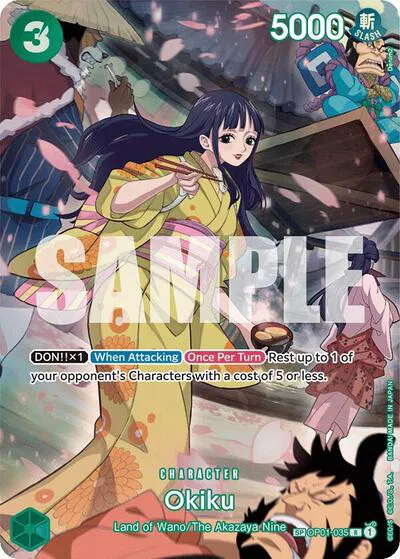 Okiku (SP)  500 Years in the Future #OP01-035 card