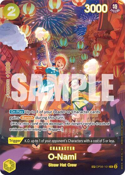 O-Nami (SP)  500 Years in the Future #OP06-101 card