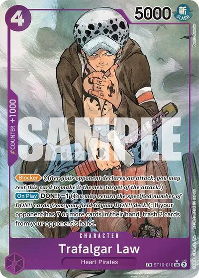 Trafalgar Law (010) (TR)  500 Years in the Future #ST10-010 card