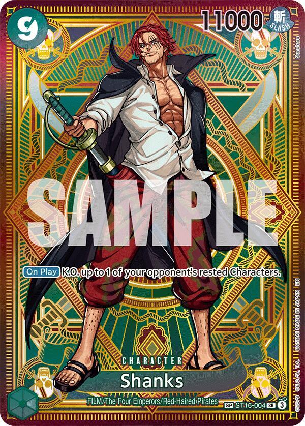 Shanks (SP)  A Fist of Divine Speed #ST16-004 card