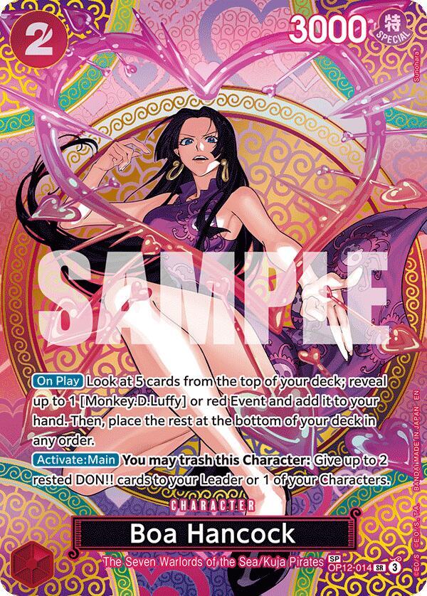 Boa Hancock (SP)  Adventure on Kami's Island #OP12-014 card
