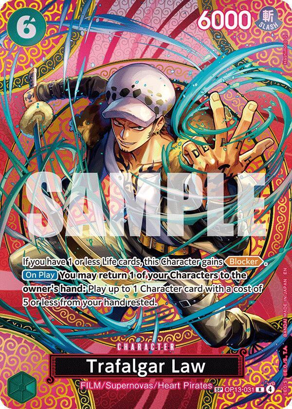 Trafalgar Law (SP)  Adventure on Kami's Island #OP13-031 card