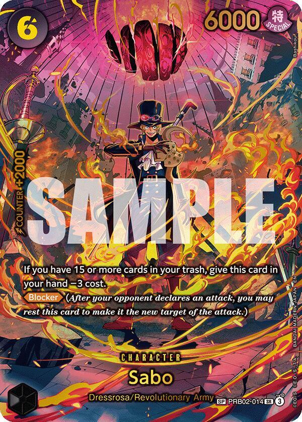 Sabo (PRB02-014) (SP)  Adventure on Kami's Island #PRB02-014 card
