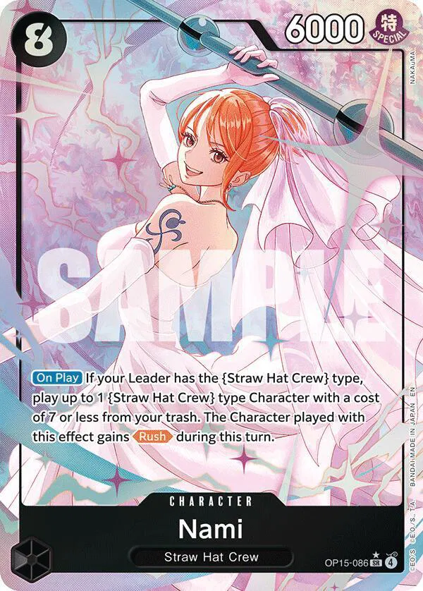 Nami (OP15-086) (Alternate Art)  Adventure on Kami's Island #OP15-086 card