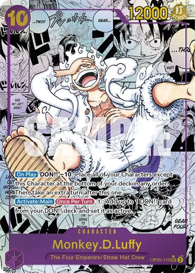Monkey D. Luffy (Manga)  (Awakening of the New Era · #OP05-119 · SEC) card