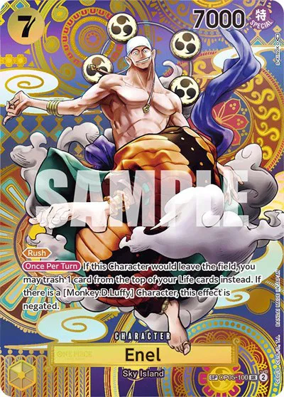 Enel (100) (SP)  Awakening of the New Era #OP05-100 card
