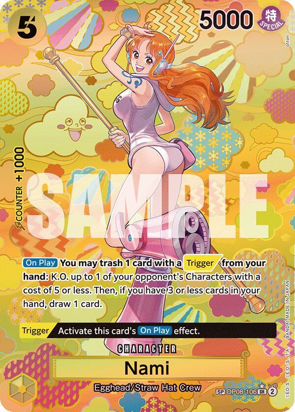Nami (SP)  Emperors in the New World #OP08-106 card