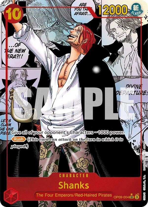 Shanks (Manga)  Emperors in the New World #OP09-004 card