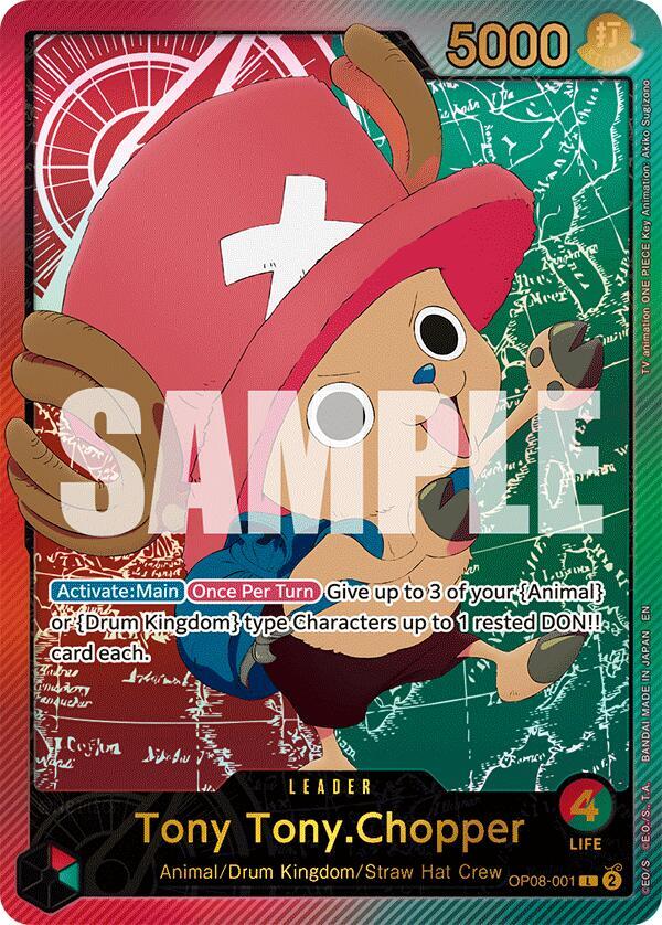 Tony Tony.Chopper (SPR)  Extra Booster: Anime 25th Collection #OP08-001 card