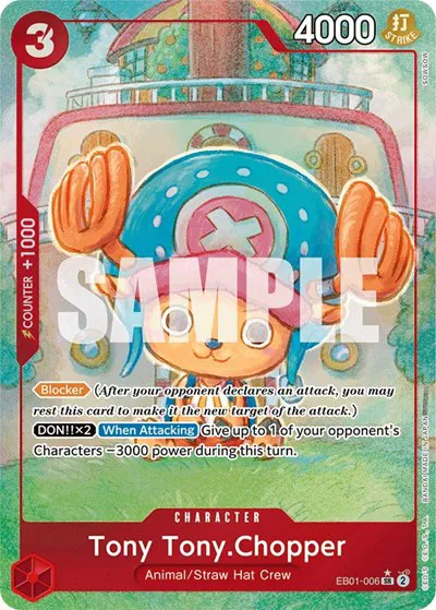Tony Tony.Chopper (Alternate Art)  Extra Booster: Memorial Collection #EB01-006 card