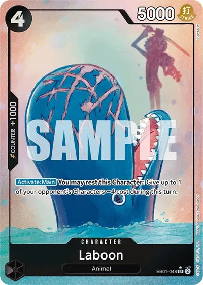 Laboon (048) (Alternate Art)  Extra Booster: Memorial Collection #EB01-048 card