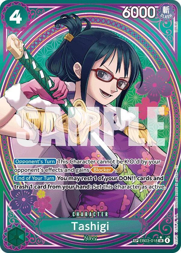 Tashigi (SP)  Extra Booster: One Piece Heroine's Edition #EB03-018 card