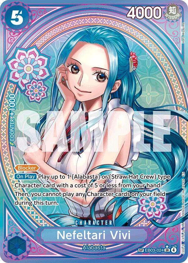 Nefeltari Vivi - 024 (SP)  Extra Booster: One Piece Heroine's Edition #EB03-024 card