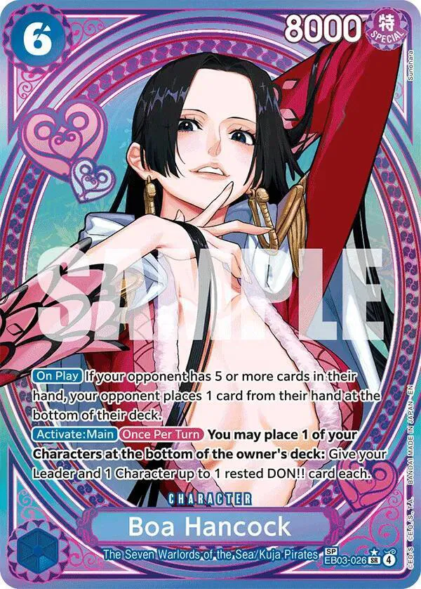 Boa Hancock (SP)  Extra Booster: One Piece Heroine's Edition #EB03-026 card
