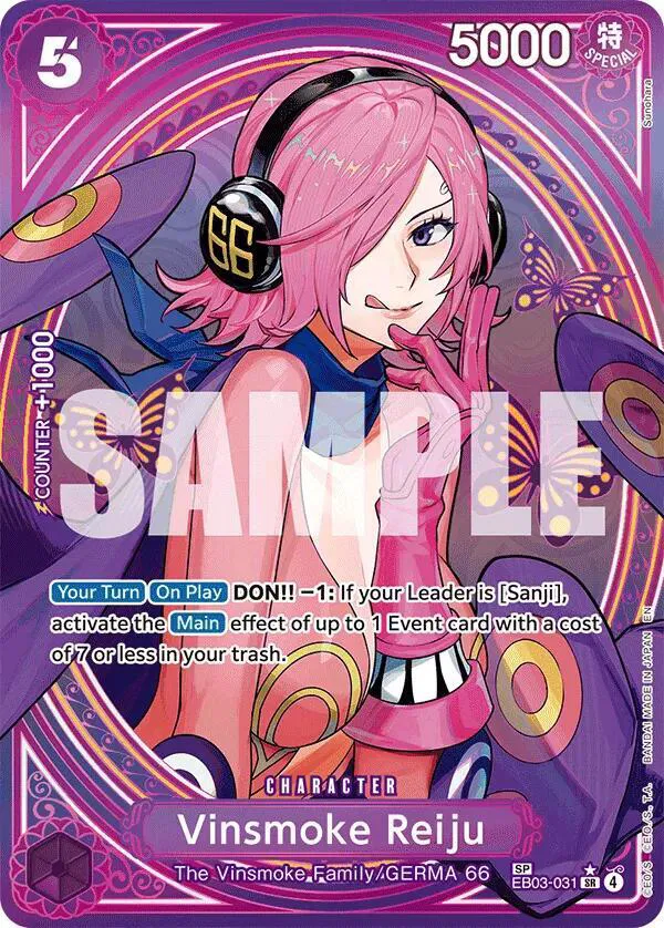 Vinsmoke Reiju (SP)  Extra Booster: One Piece Heroine's Edition #EB03-031 card