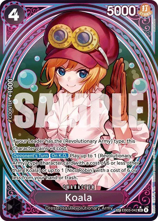 Koala (SP)  Extra Booster: One Piece Heroine's Edition #EB03-042 card