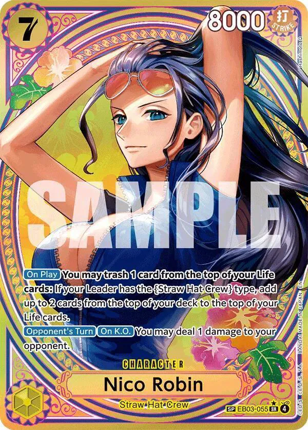 Nico Robin - 055 (SP)  Extra Booster: One Piece Heroine's Edition #EB03-055 card