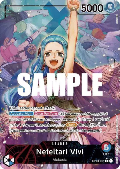 Nefeltari Vivi (Alternate Art)  Kingdoms of Intrigue #OP04-001 card