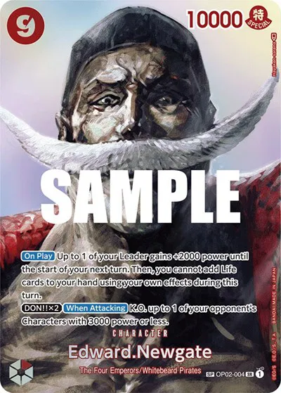 Edward.Newgate (SP)  Kingdoms of Intrigue #OP02-004 card