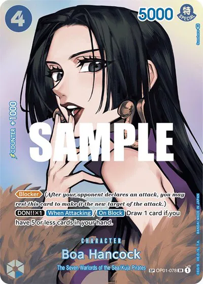 Boa Hancock (SP)  Kingdoms of Intrigue #OP01-078 card