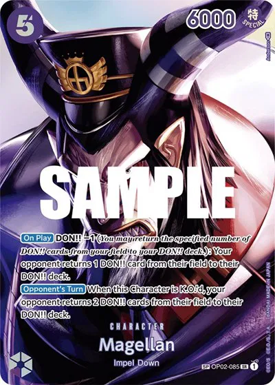 Magellan (SP)  Kingdoms of Intrigue #OP02-085 card