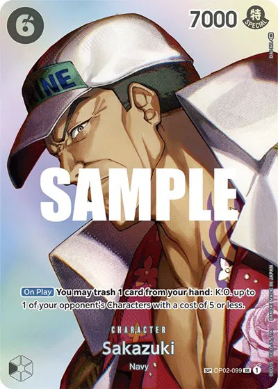 Sakazuki (SP)  Kingdoms of Intrigue #OP02-099 card