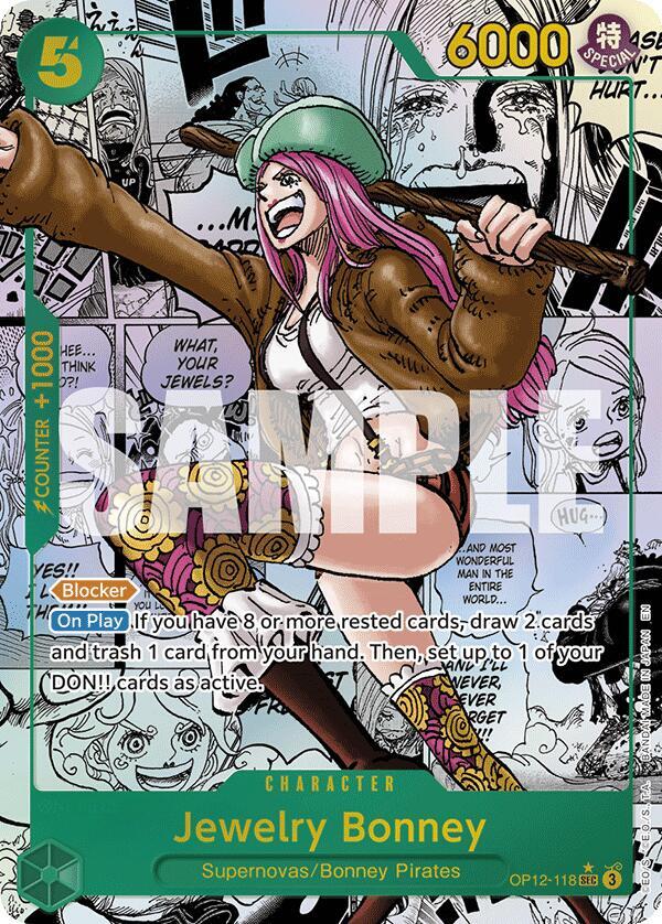 Jewelry Bonney (118) (Manga)  Legacy of the Master #OP12-118 card