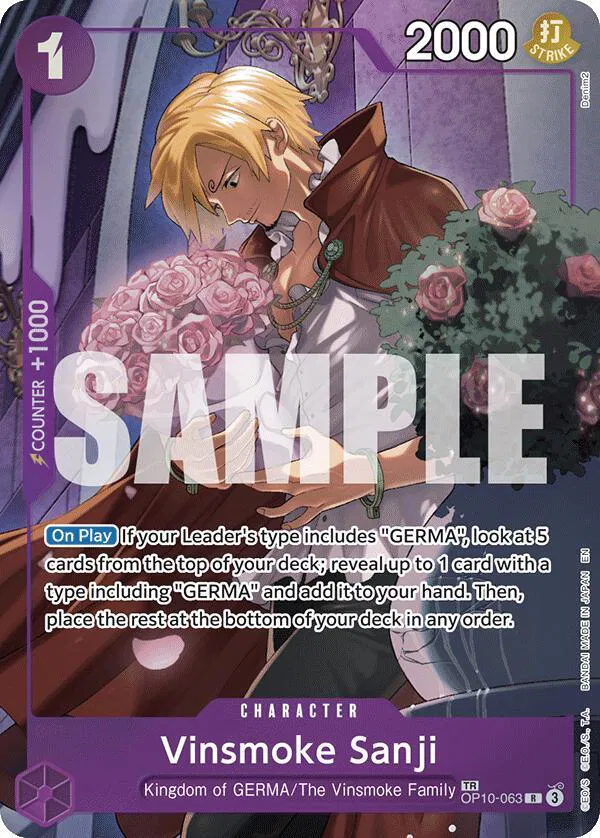 Vinsmoke Sanji (TR)  Legacy of the Master #OP10-063 card