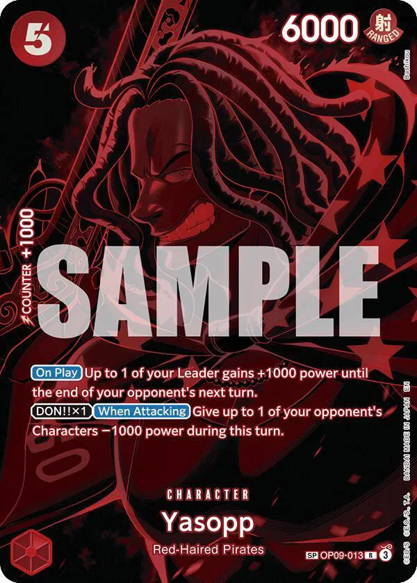 Yasopp (SP)  Legacy of the Master #OP09-013 card