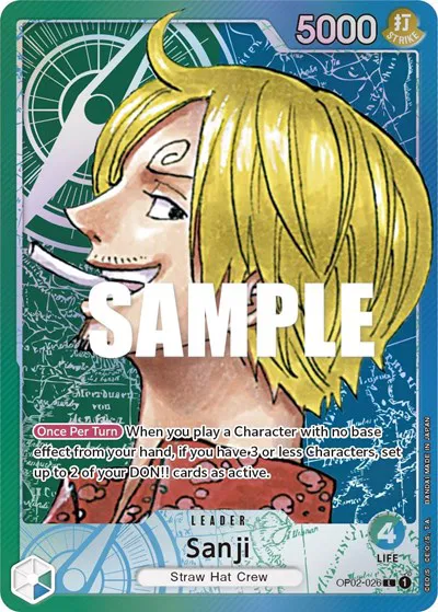Sanji (Alternate Art)  Paramount War #OP02-026 card