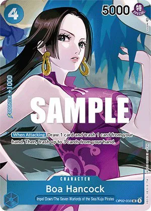 Boa Hancock (Box Topper)  Paramount War #OP02-059 card