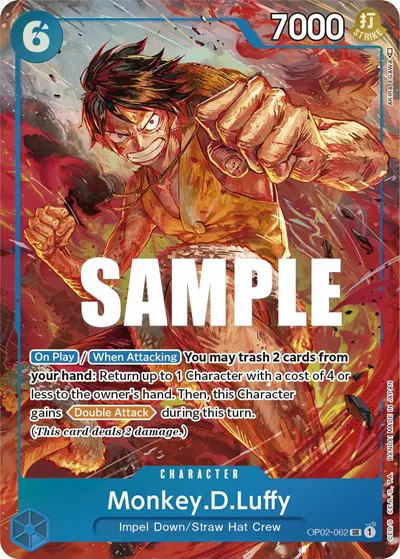 Monkey.D.Luffy (062) (Alternate Art)  Paramount War #OP02-062 card