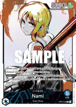 Nami (040) (Alternate Art)  Pillars of Strength #OP03-040 card