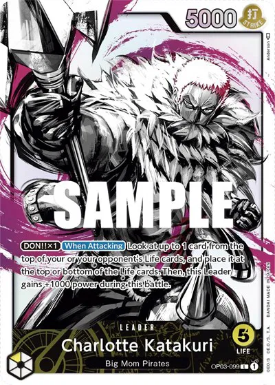 Charlotte Katakuri (099) (Alternate Art)  Pillars of Strength #OP03-099 card