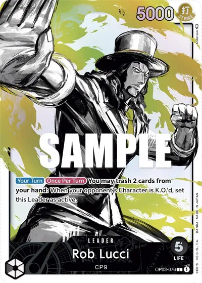 Rob Lucci (076) (Alternate Art)  Pillars of Strength #OP03-076 card