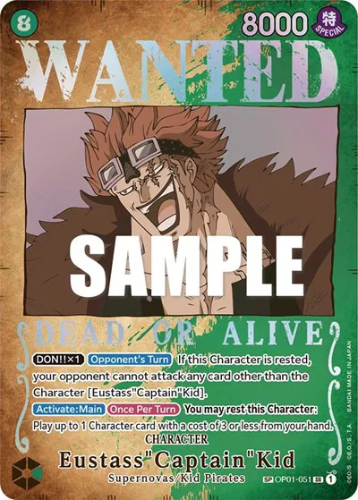 Eustass"Captain"Kid (Wanted Poster)  Pillars of Strength #OP01-051 card