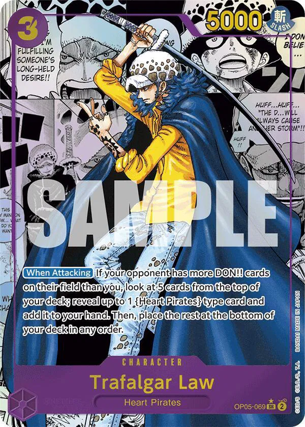 Trafalgar Law (OP05-069) (Manga)  Premium Booster #OP05-069 card