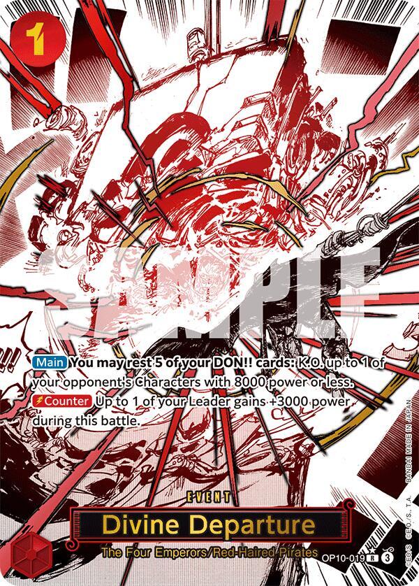 Divine Departure (Parallel)  Royal Blood #OP10-019 card
