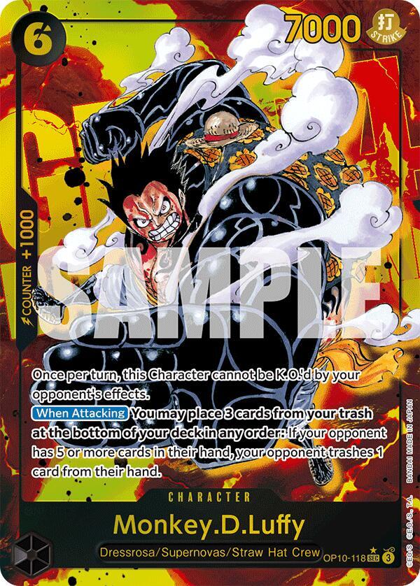Monkey.D.Luffy (118) (Parallel)  Royal Blood #OP10-118 card