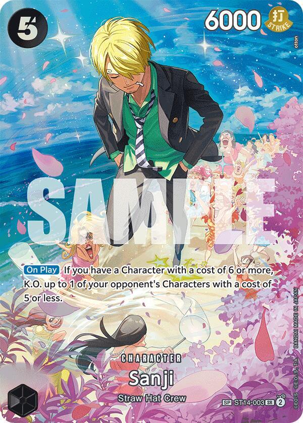 Sanji (SP)  Royal Blood #ST14-003 card