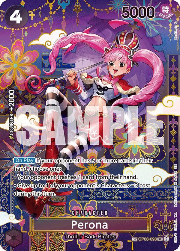 Perona - OP06-093 (SP)  The Azure Sea's Seven #OP06-093 card