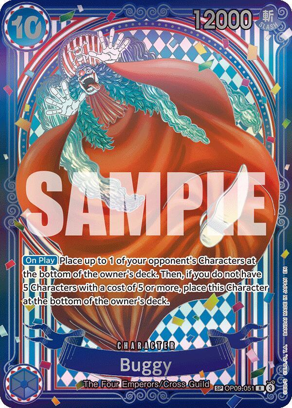 Buggy - OP09-051 (SP) (Silver)  The Azure Sea's Seven #OP09-051 card