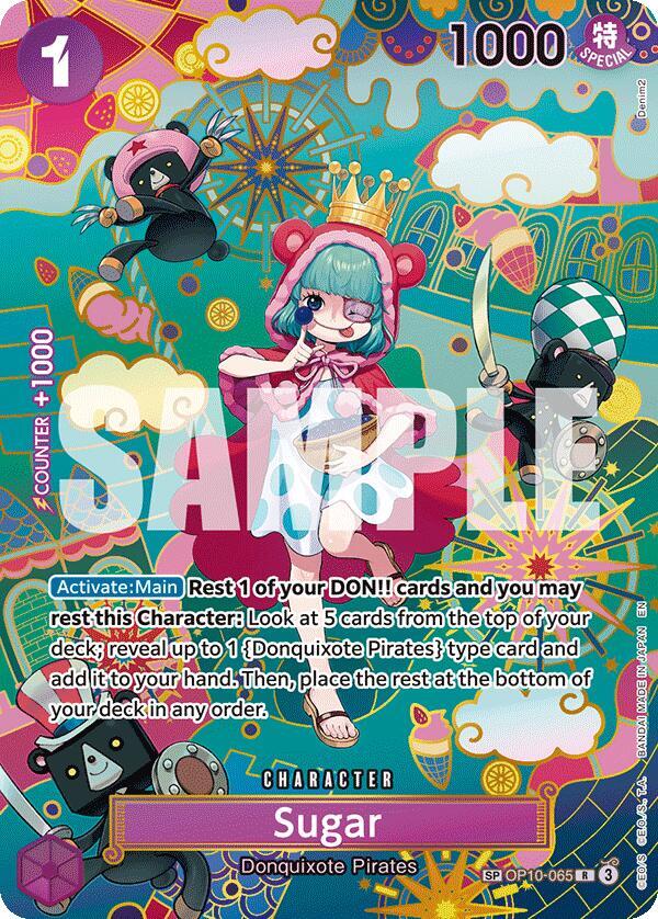 Sugar - OP10-065 (SP)  The Azure Sea's Seven #OP10-065 card