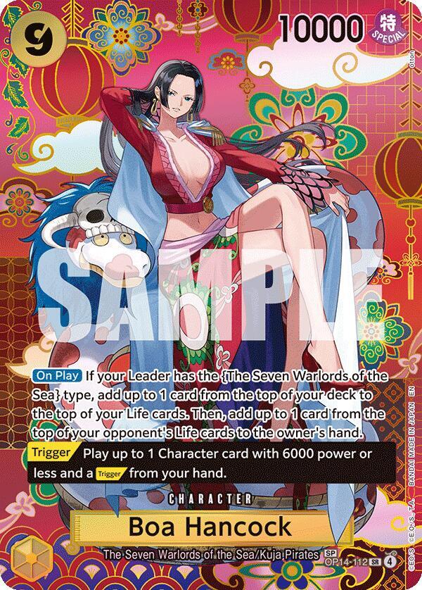 Boa Hancock - OP14-112 (SP)  The Azure Sea's Seven #OP14-112 card