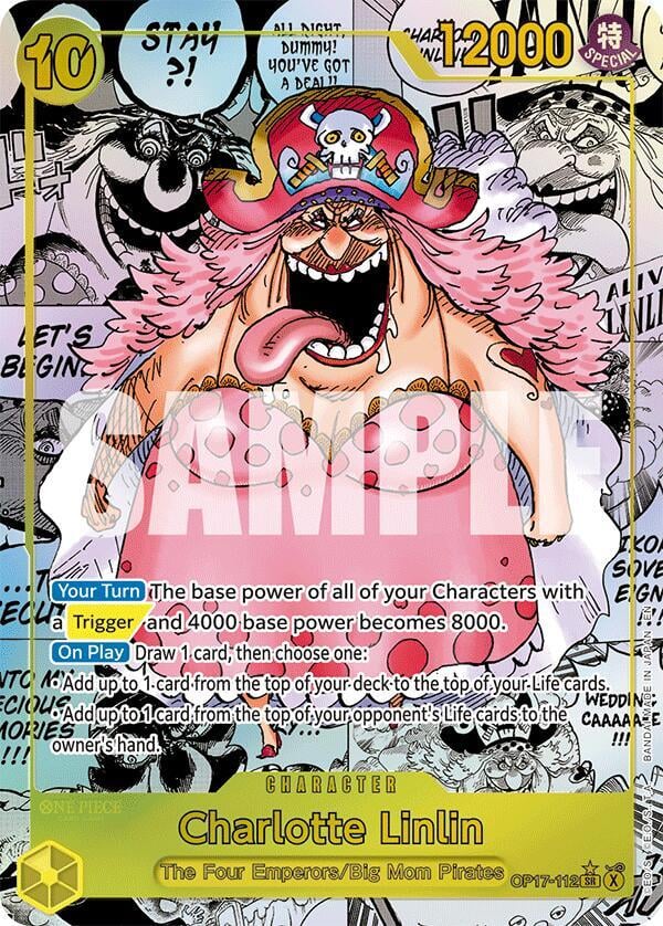 Charlotte Linlin (112) (Manga)  The World's Strongest Warriors #OP17-112 card