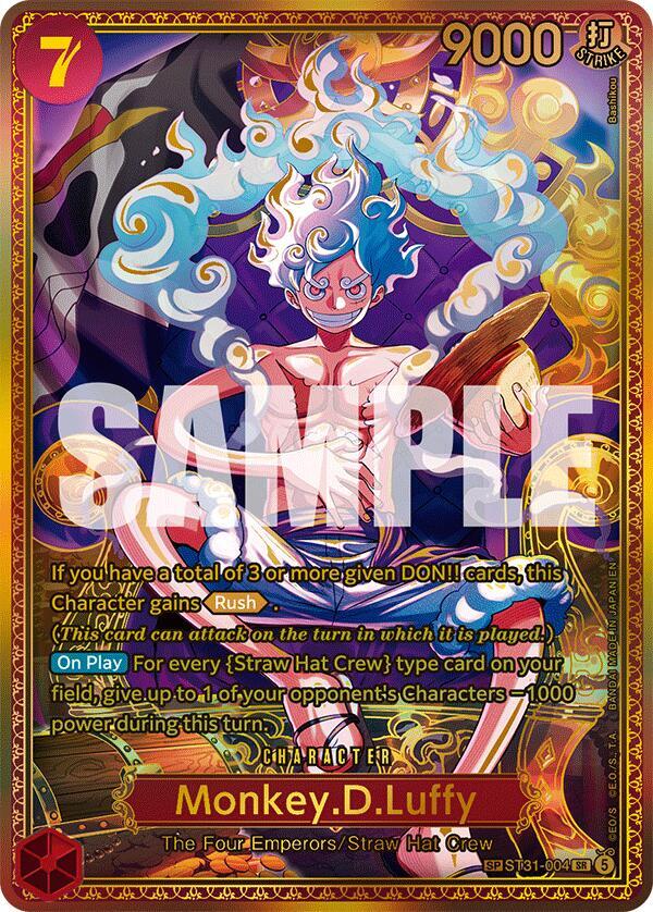 Monkey.D.Luffy (ST31-004) (SP)  The World's Strongest Warriors #ST31-004 card