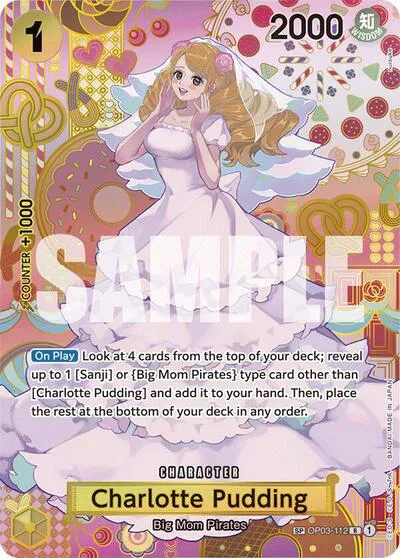 Charlotte Pudding (SP)  Two Legends #OP03-112 card