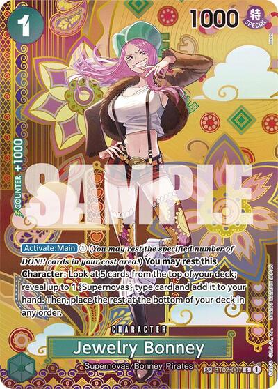 Jewelry Bonney (SP)  Two Legends #ST02-007 card
