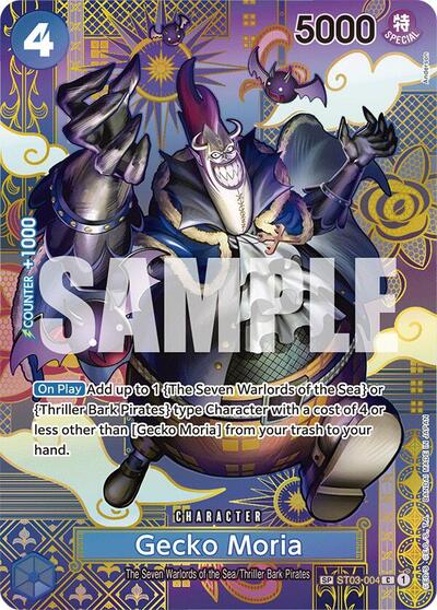 Gecko Moria (SP)  Two Legends #ST03-004 card